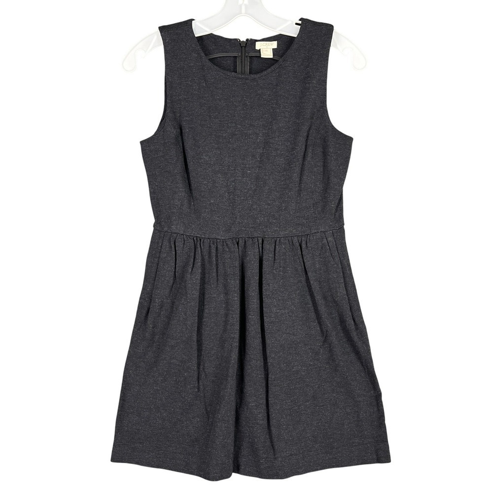 J‎ Crew Fit & Flare Minimalist Dress Womens XS Sleeveless Workwear Modern